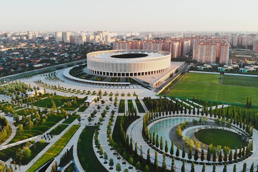Парк Галицкого в Краснодаре, живописное место вблизи нового офиса Альтари Финанс.