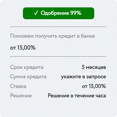 Кредит на 5 месяцев